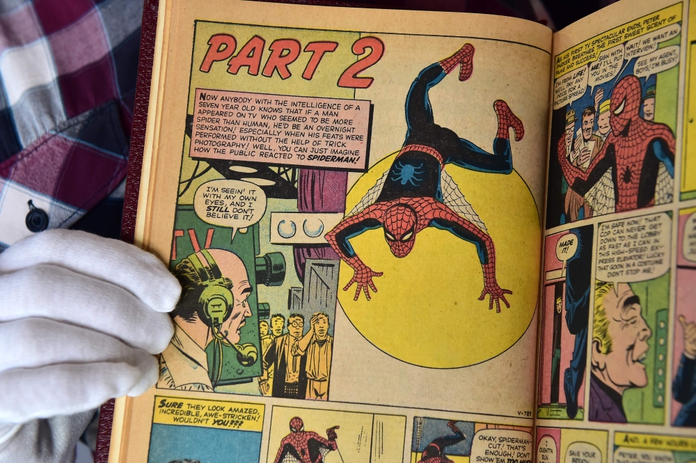 A custom bound one-of-a-kind hardcover book that includes the first 10 issues of The Amazing Spider-Man, 