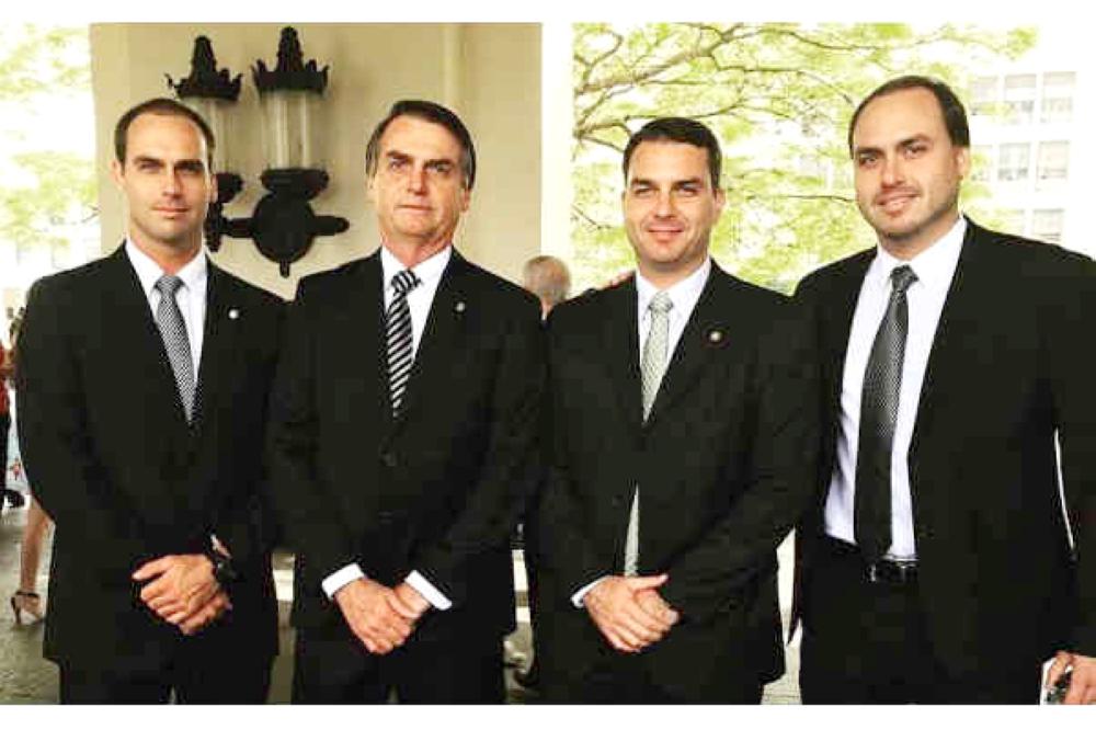 


With Jair Bolsonaro president-elect, and his three sons in elected office — Flavio in the Senate, Eduardo in the Congress and Carlos on Rio de Janeiro’s city council — politics in Brazil is something of a Bolsonaro family affair. — Courtesy photo