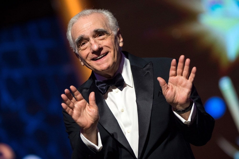 US film director Martin Scorsese reacts during the award tribute ceremony for US actor Robert de Niro as part of the 17th Marrakech International Film Festival. — AFP
