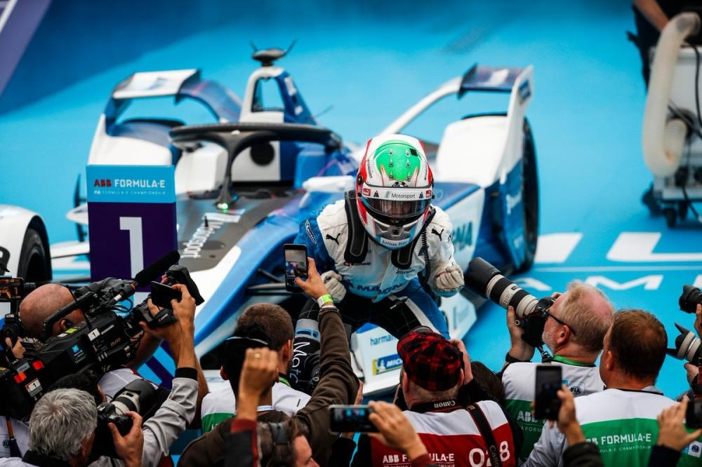 Crown Prince Muhammad Bin Salman, deputy premier and minister of defense, attends the finale of the Ad Diriyah E-Prix championship race on the outskirts of Riyadh on Saturday. — SPA
