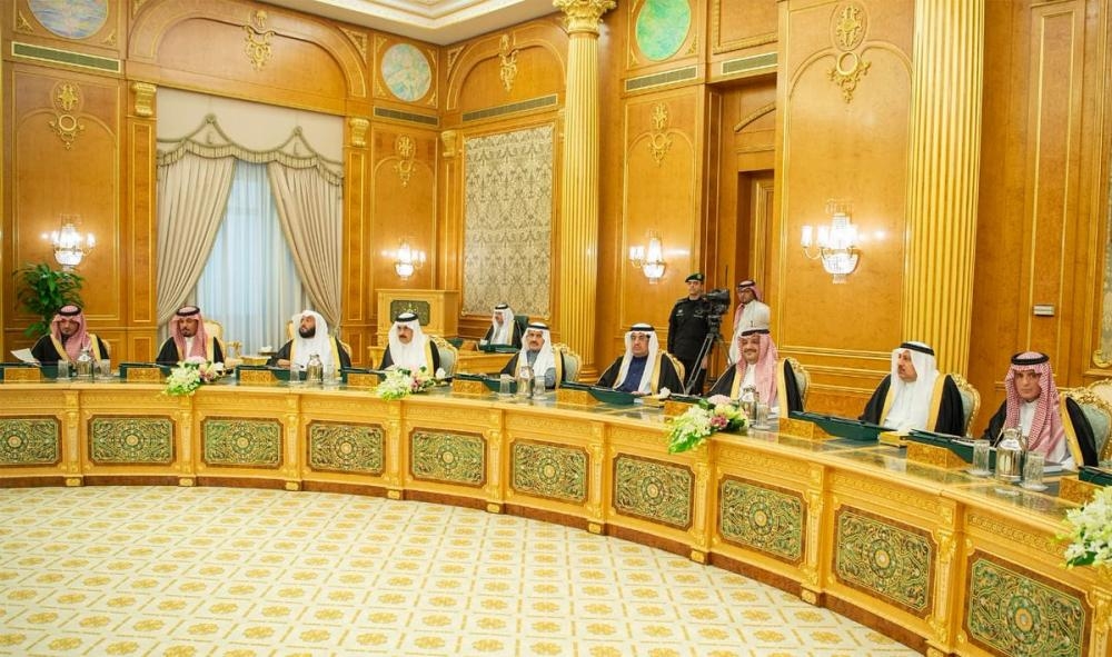 Custodian of the Two Holy Mosques King Salman announces the Sate budget 2019 at a special Council of Ministers’ session in Riyadh on Tuesday. — SPA
