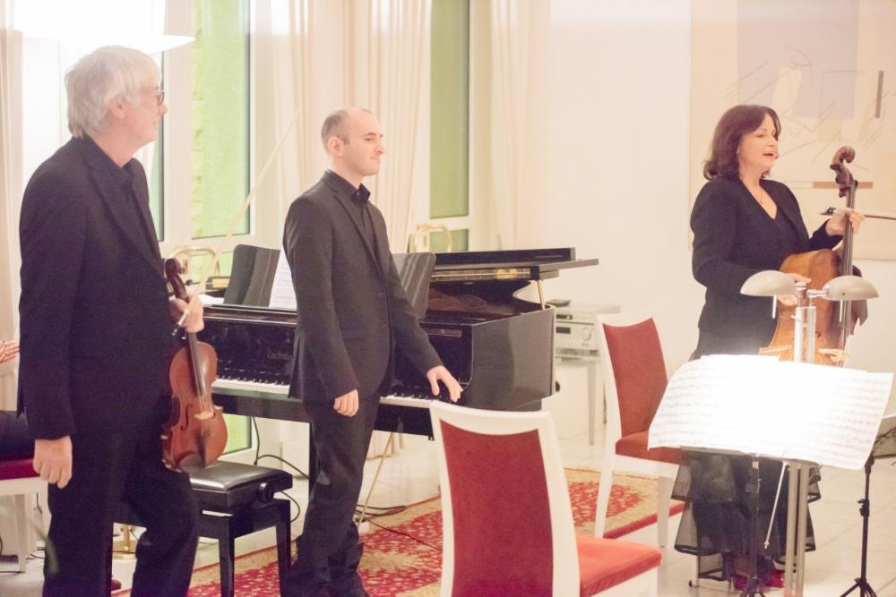 Trio music at German Embassy and Goethe Institute
