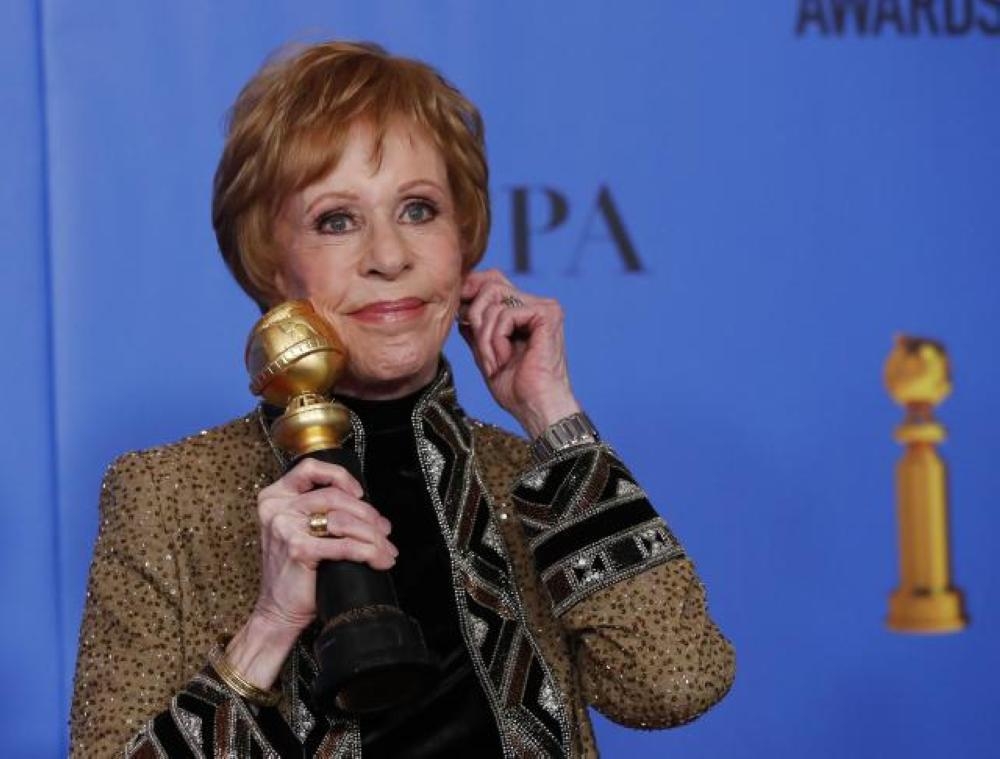 Carol Burnett at the 76th Golden Globe Awards in Beverly Hills, California, US, on Sunday. — Reuters 