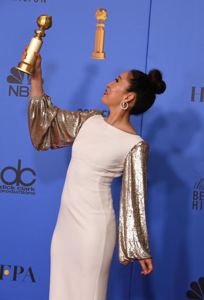 Lady Gaga arrives at the 76th Golden Globe Awards in Beverly Hills, California, US, on Sunday. — Reuters 