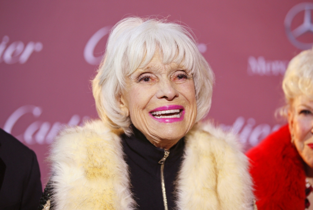 Comedian Carol Channing poses at the 26th Annual Palm Springs International Film Festival Awards Gala in Palm Springs, California, in this file photo. — Reuters