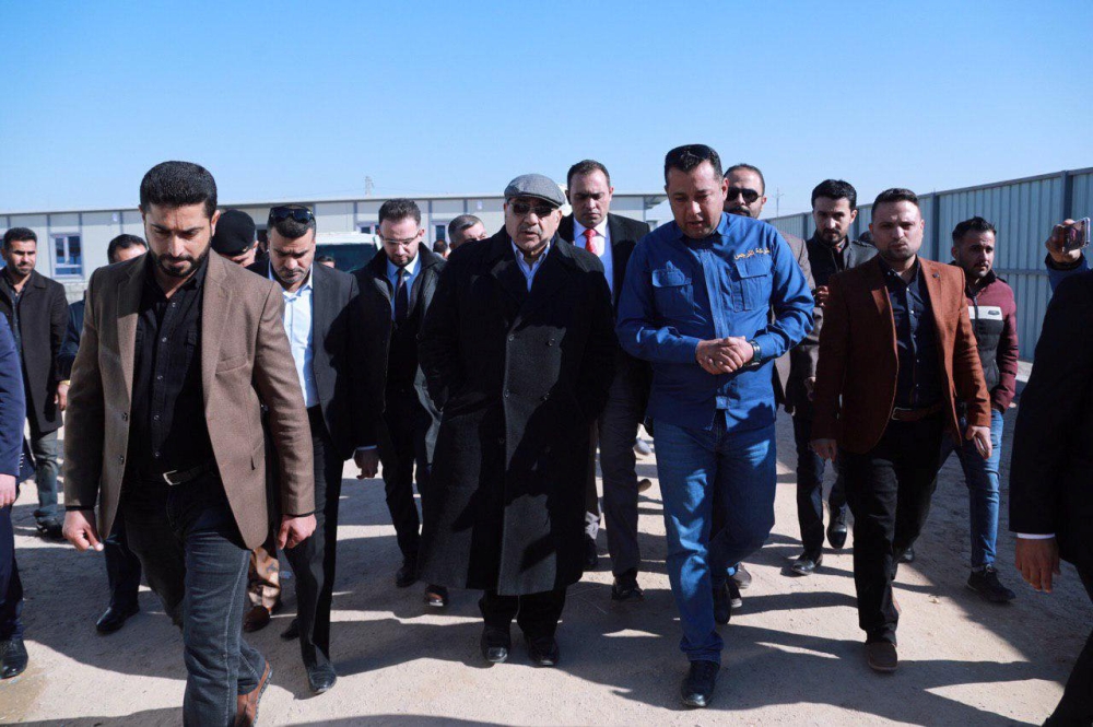 Iraq's Prime Minister Adel Abdul Mahdi arrives to Basra, Sunday. — Reuters
