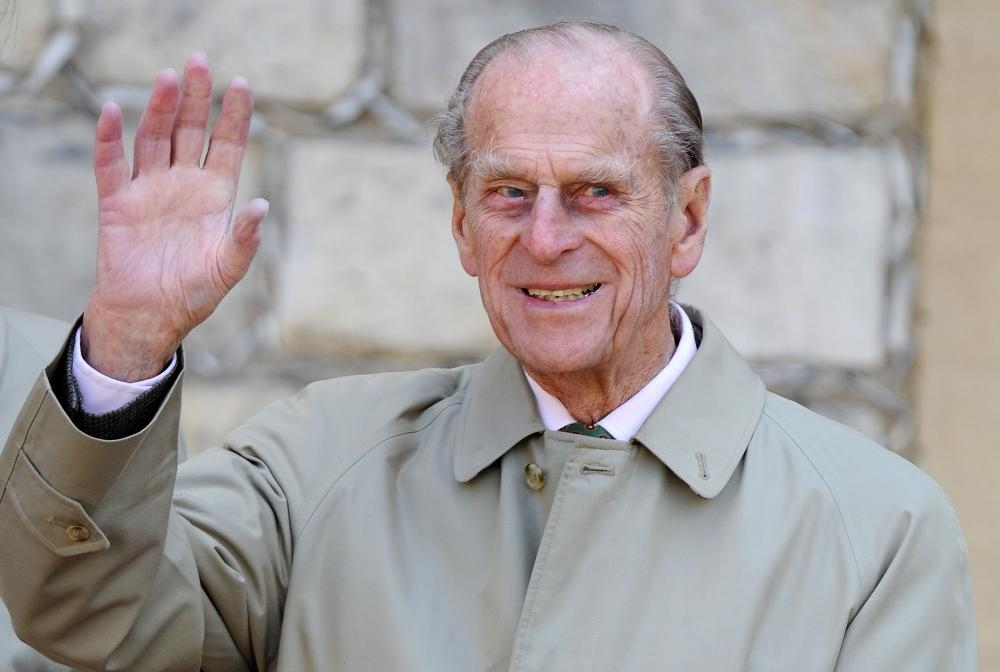 The Duke of Edinburgh Prince Philip looks on at Windsor Castle. — AFP