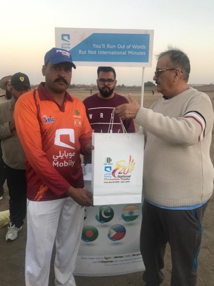 Zaigham Abbas — Man of the Match