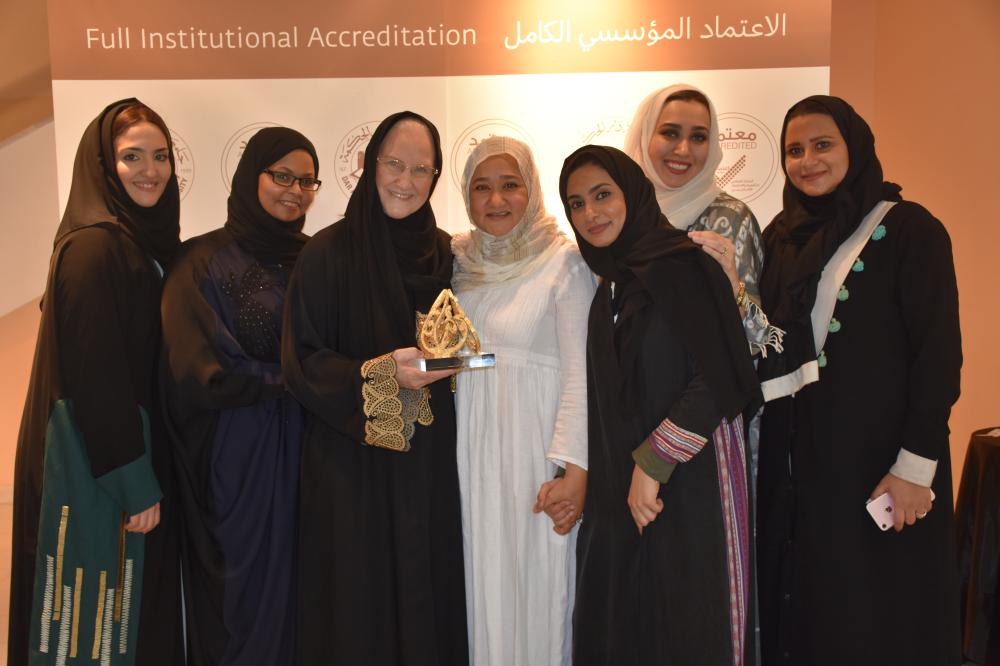 Dar Al-Hekma staff worked diligently to be institutionally accredited by the NCAAA, according to Dr. Suhair Al-Qurashi, the university's president.