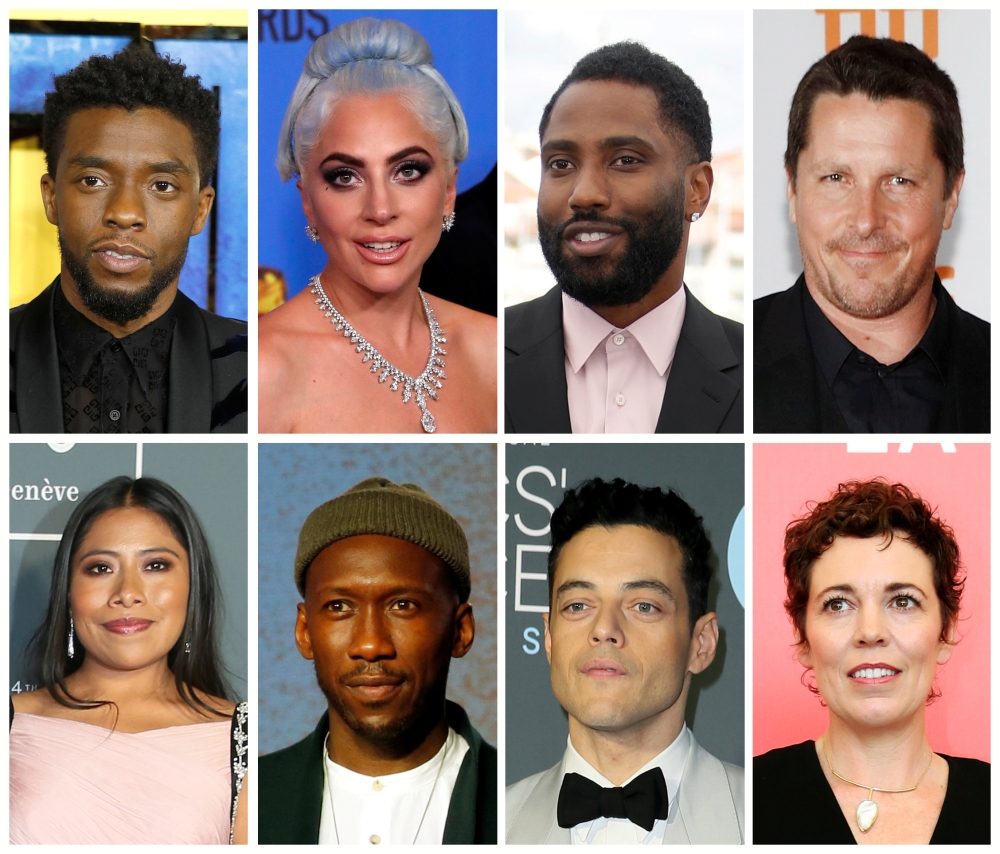 Best picture Oscar nominees for the 91st annual Academy Awards (Top L-R) Chadwick Boseman representing 