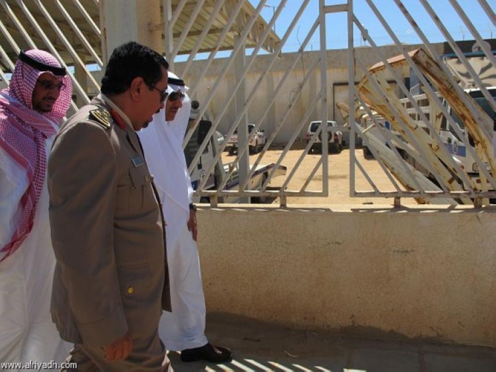 Alaiban during a visit to one of the prisons