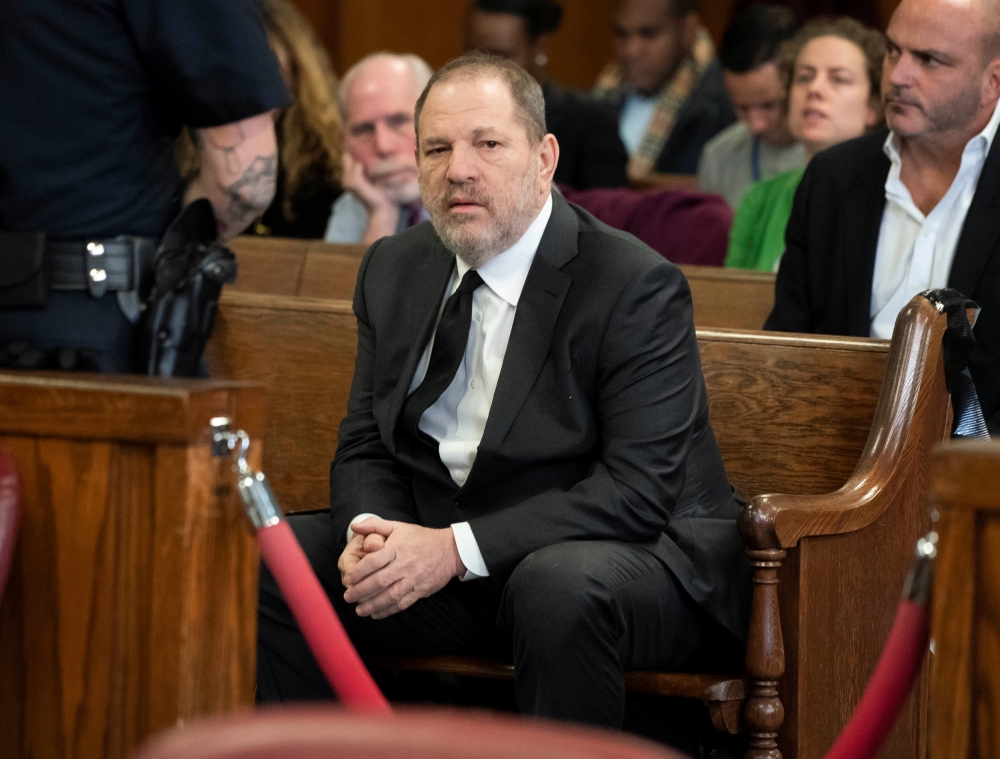 Film producer Harvey Weinstein attends a hearing in New York State Supreme Court in the Manhattan borough of New York City. — Reuters