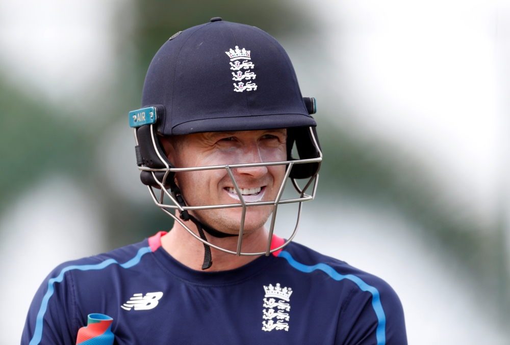 England's Joe Denly during nets at the Sir Vivian Richards Stadium, North Sound, Antigua and Barbuda prior to the second Test against West Indies. — Reuters