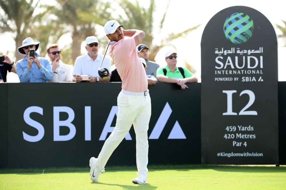 Li Haotong of China in action on Day Two of the Saudi International at Royal Greens Golf and Country Club in King Abdullah Economic City, Saudi Arabia, on Friday. — Courtesy photo