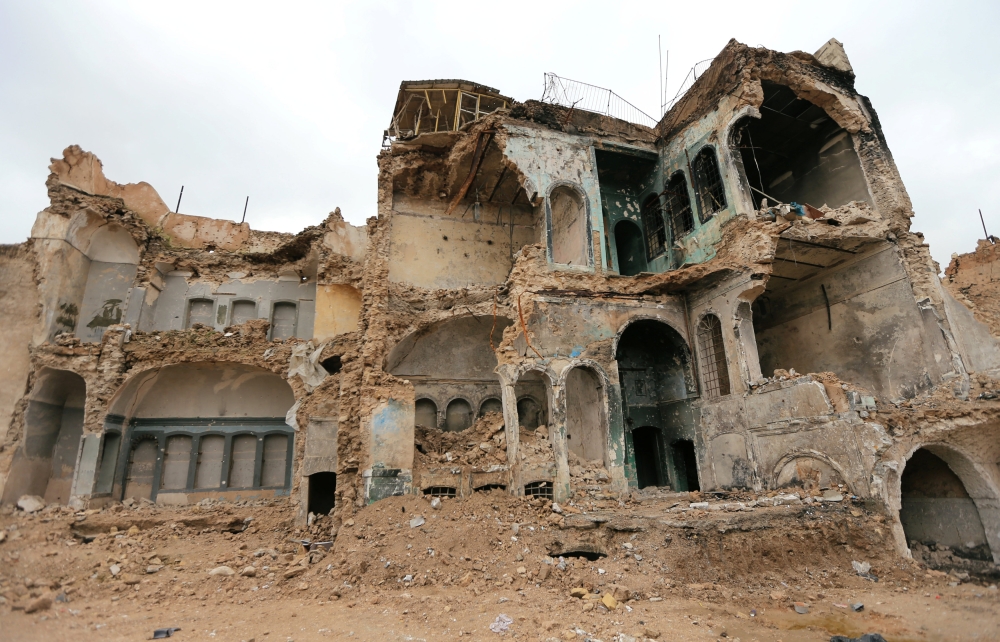 


The remains of Al-Hadba minaret in Mosul.