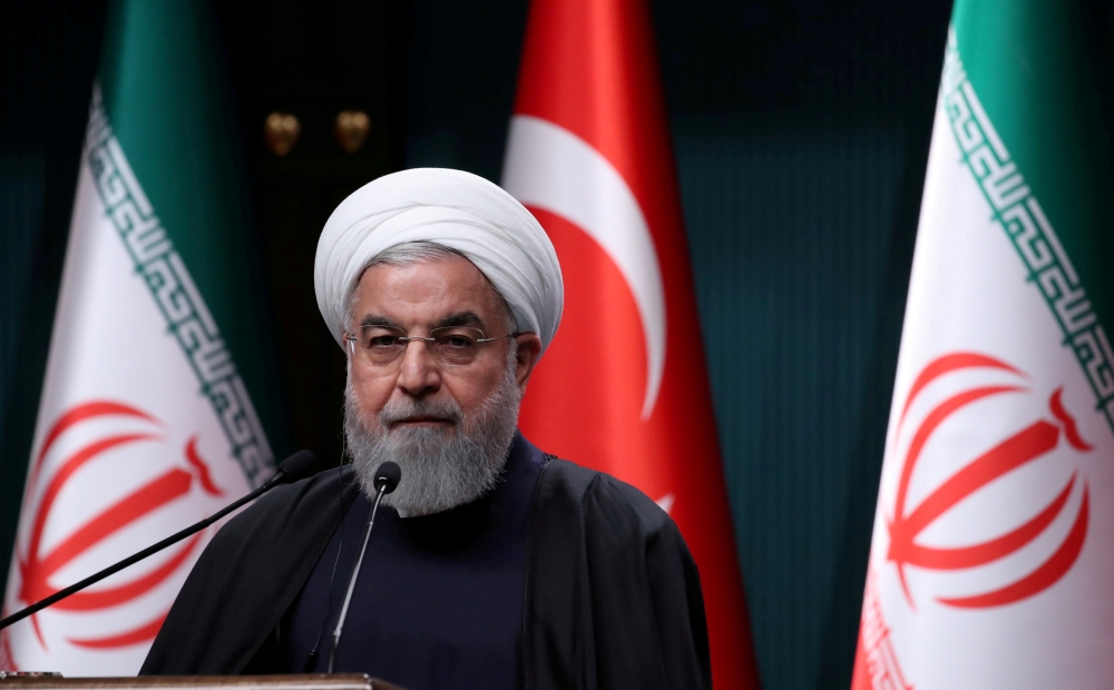 Iranian President Hassan Rouhani speaks during a joint news conference with his Turkish counterpart Tayyip Erdogan, not pictured, after their meeting in Ankara, Turkey, in this Dec. 20, 2018 file photo. — Reuters