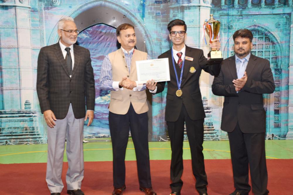 CBSE national champs of IISR felicitated