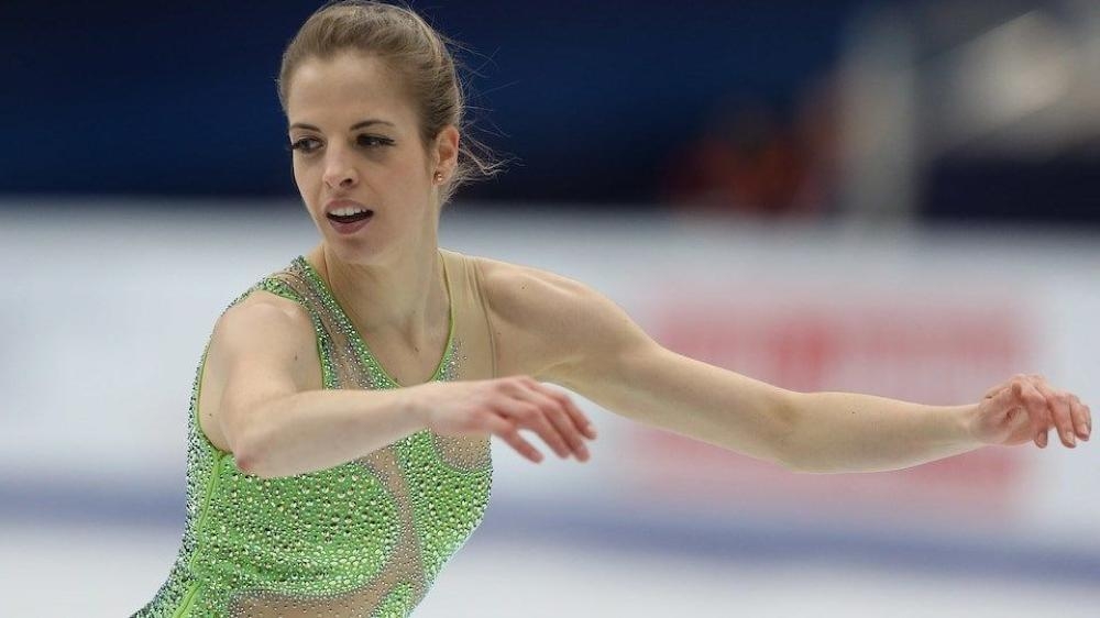 Former world champion Carolina Kostner, seen in this file photo, has ruled out competing in the world figure skating championships in Japan next month