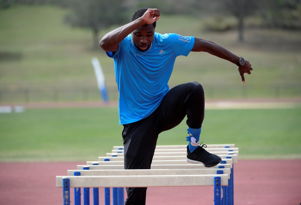 American track and field sprinter Noah Lyles trains at the National Training Center in Clermont, Florida, US. — Reuters