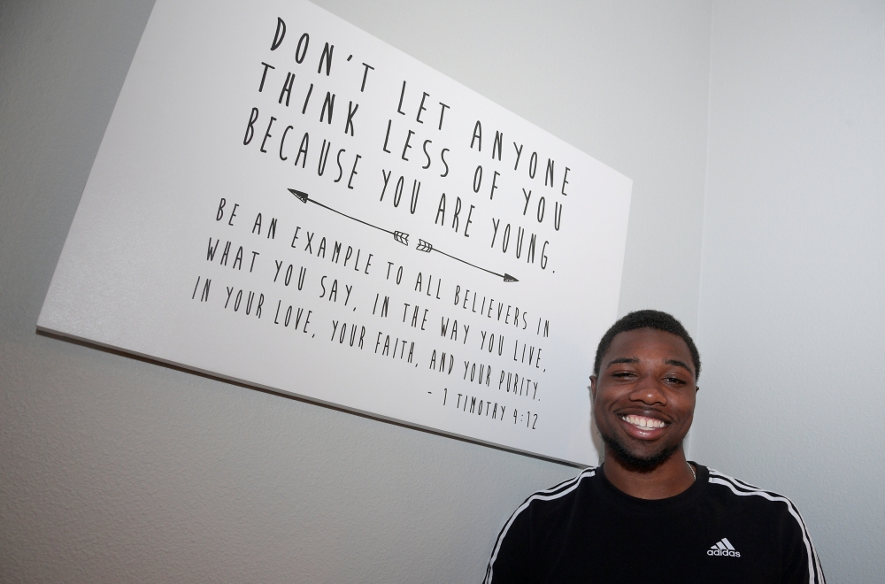 American track and field sprinter Noah Lyles trains at the National Training Center in Clermont, Florida, US. — Reuters