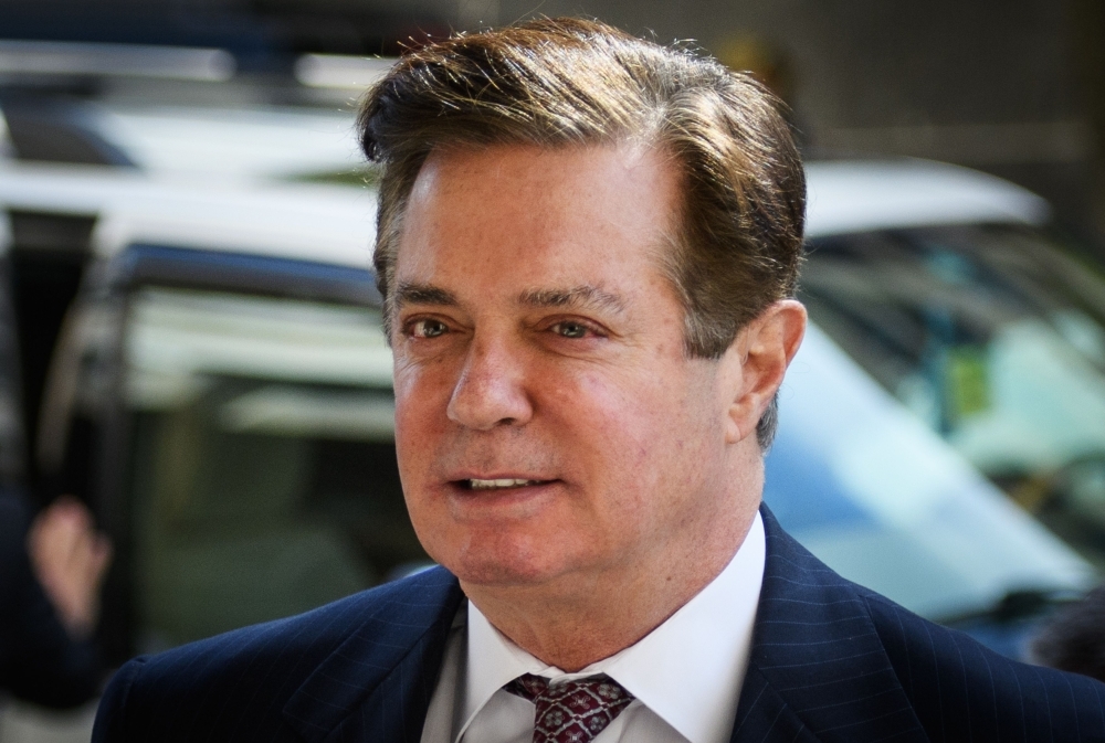 Paul Manafort arrives for a hearing at US District Court in Washington in this on June 15, 2018 file photo. — AFP
