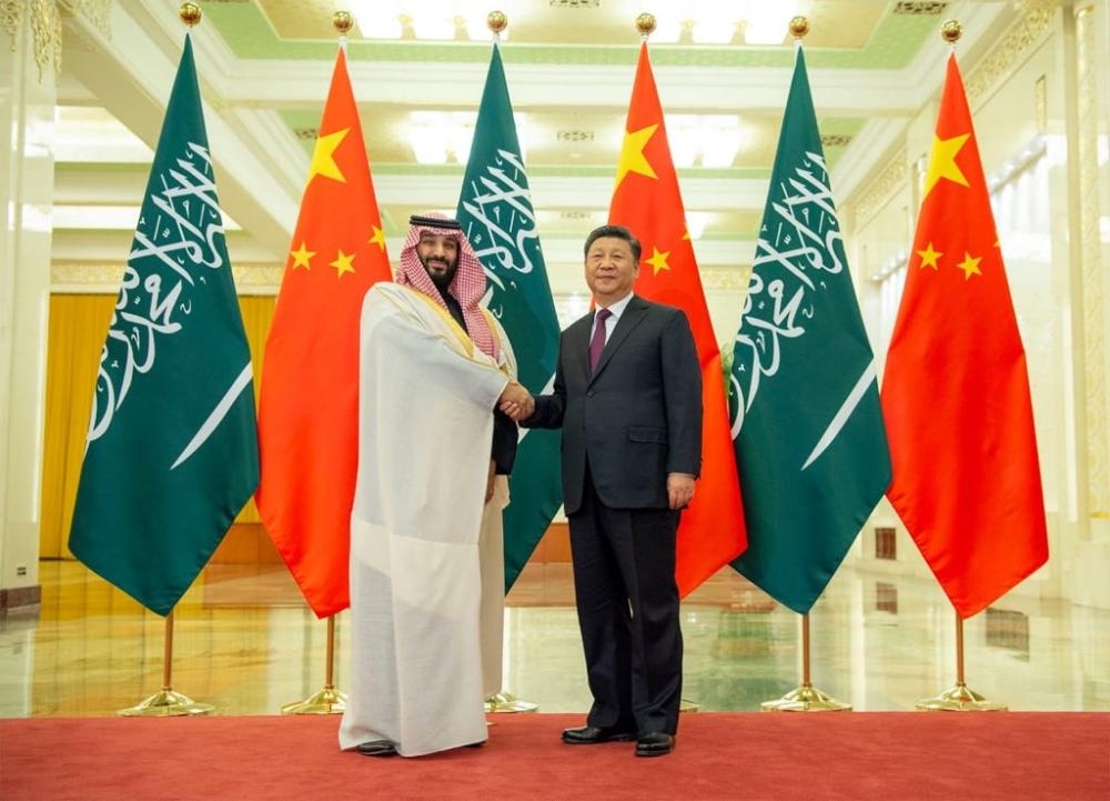 People's Republic of China President Xi Jinping received here on Friday Crown Prince Muhammad Bin Salman. SPA