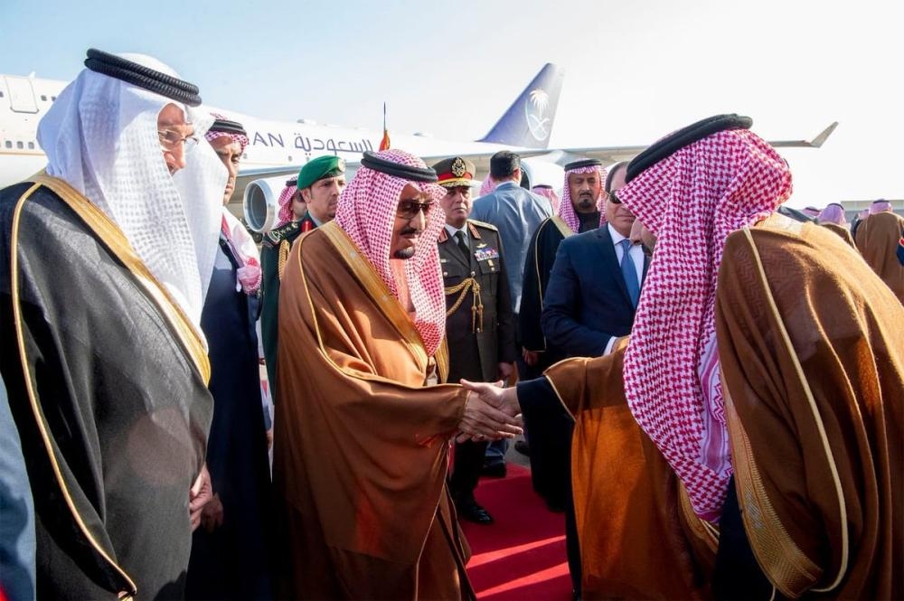 King heads Saudi delegation to first Arab-EU summit in Egypt