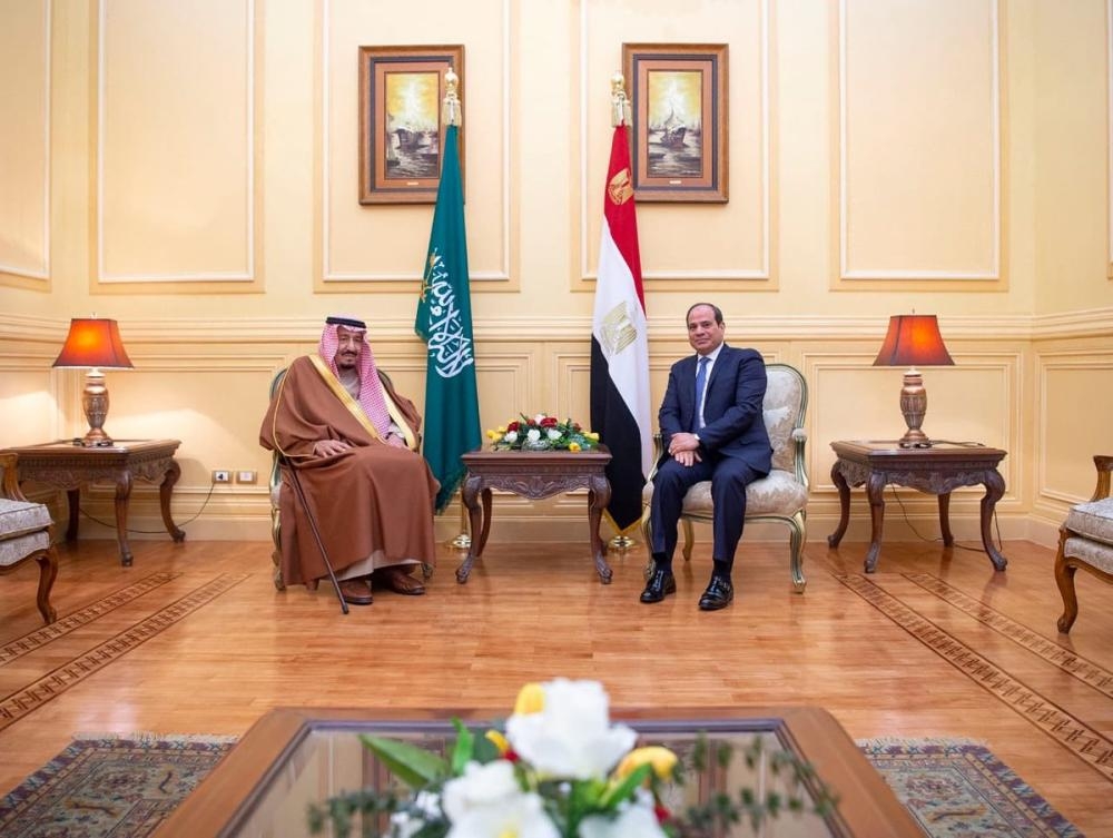 King heads Saudi delegation to first Arab-EU summit in Egypt