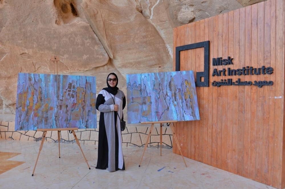 Twentt artists, from all ages, backgrounds and regions, presented their artworks at the three-day Tjallat, organized by the Misk Art Institute in Al-Ula.