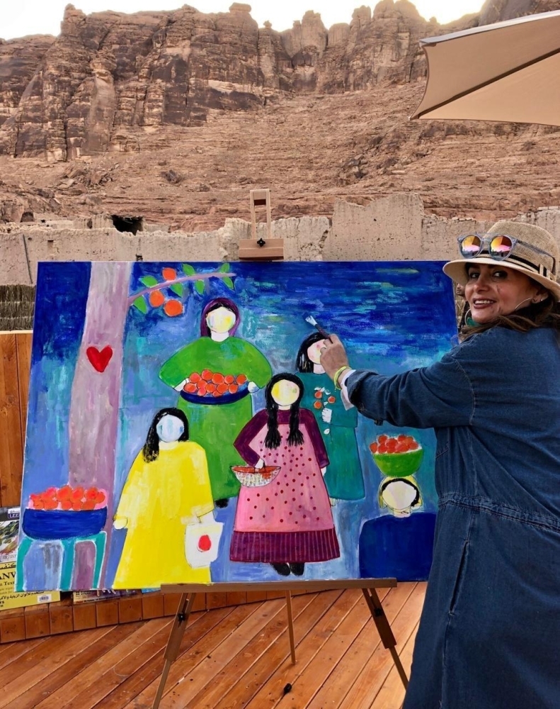 Twentt artists, from all ages, backgrounds and regions, presented their artworks at the three-day Tjallat, organized by the Misk Art Institute in Al-Ula.