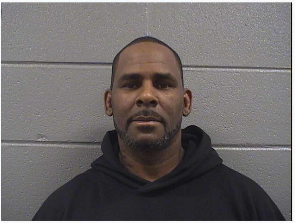 Singer Robert Kelly, known as R. Kelly, is pictured in Chicago, Illinois, in this Cook County Sheriff's Office handout booking photo. — Reuters