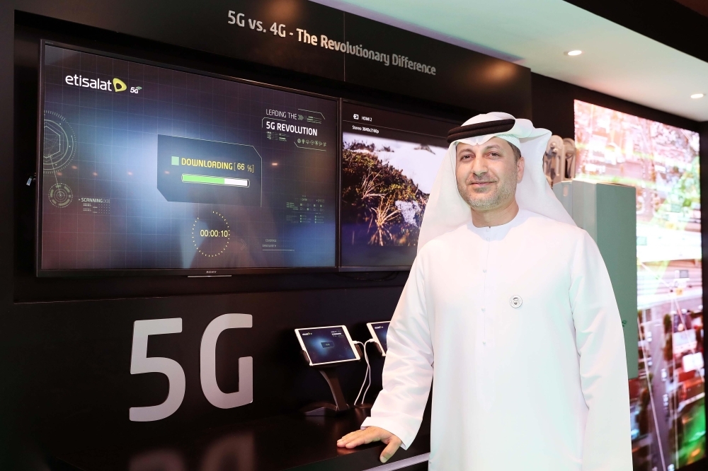 Etisalat and Huawei on Monday announced during Mobile World Congress a strategic partnership to deploy end-to-end 5G network in UAE in 2019. — Courtesy photo