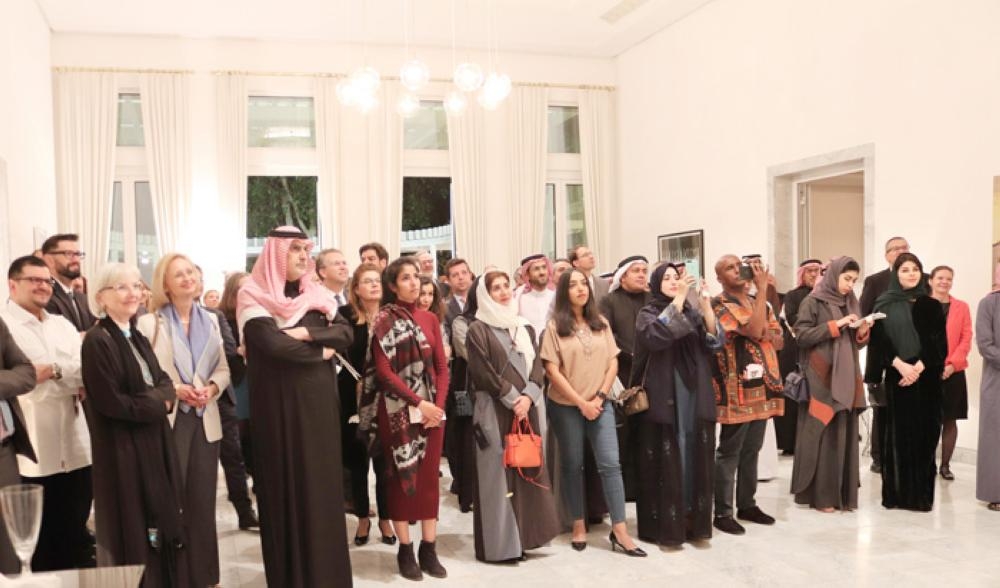 German Embassy  displays contemporary Saudi art