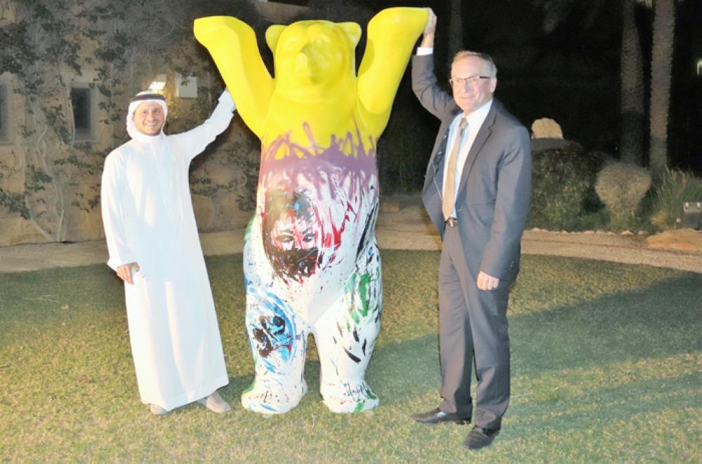 German Embassy  displays contemporary Saudi art