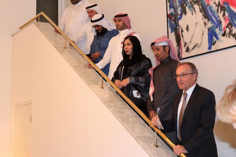 German Embassy  displays contemporary Saudi art