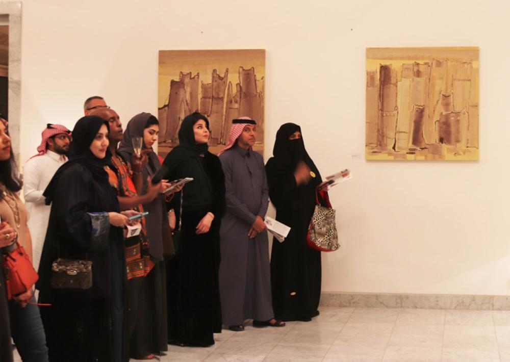 German Embassy  displays contemporary Saudi art
