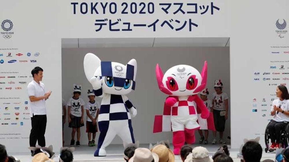 File photo of Tokyo 2020 mascots Miraitowa and Someity being introduced in Tokyo, Japan. — Reuters