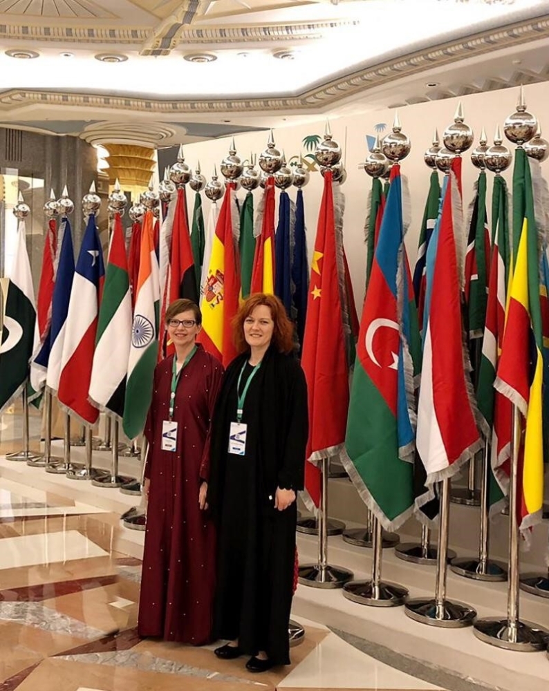


Dr. Riika Mäkinen (L) and Tiina Makitalo of the University of Turku at the 4th Global Ministerial Patient Safety Summit in Jeddah.