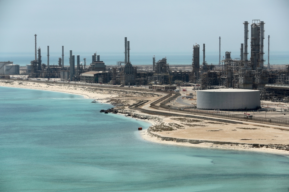 General view of Saudi Aramco's Ras Tanura oil refinery and oil terminal. — Reuters