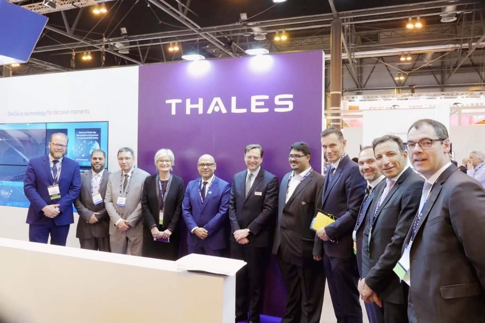 SANS and Thales officials at the meet securing the navigational aid. — Courtesy photo
