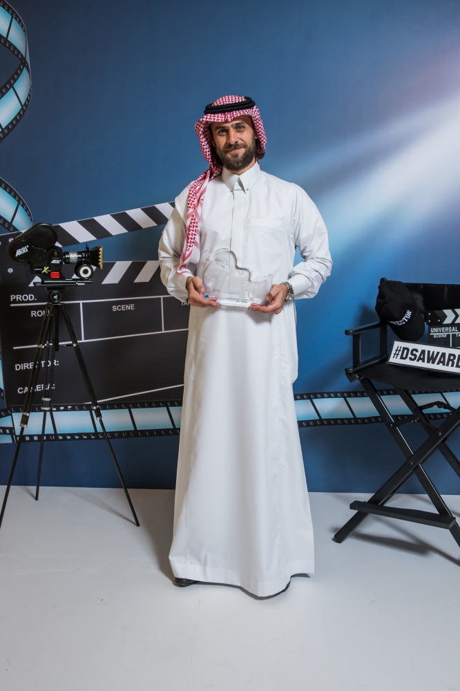 Wesam Khattan at the Digital Studio Awards 2019. — Courtesy photo