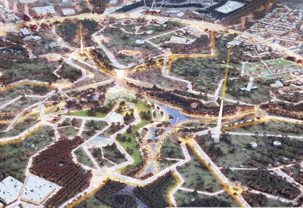 King Salman Park: Strategically located