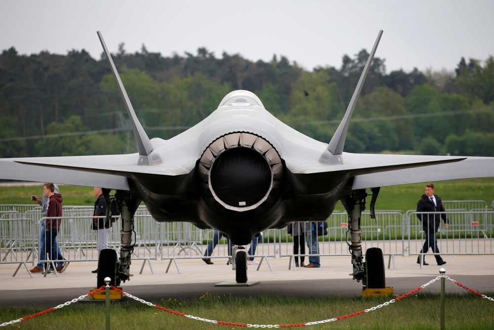 A Lockheed Martin F-35 aircraft is seen at the ILA Air Show in Berlin, Germany, in this April 25, 2018 file photo. — Reuters