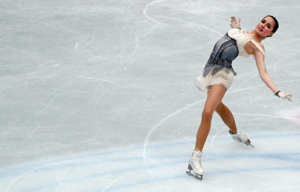 Russia's Alina Zagitova in action during the Ladies Short Program in the ISU World Figure Skating Championships at the Saitama Super Arena, Saitama, Japan. — Reuters