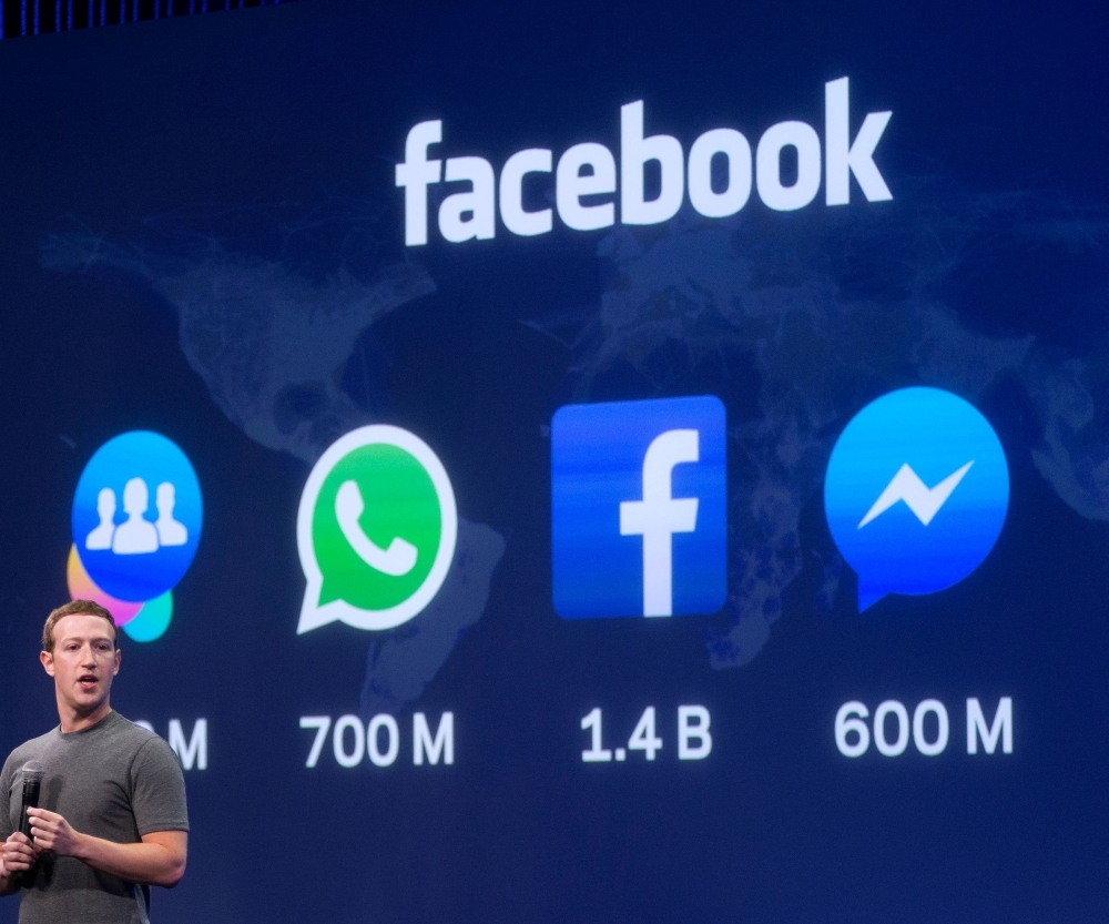 Facebook CEO Mark Zuckerberg speaks at the F8 summit in San Francisco, California, in this March 25, 2015 file photo. — AFP