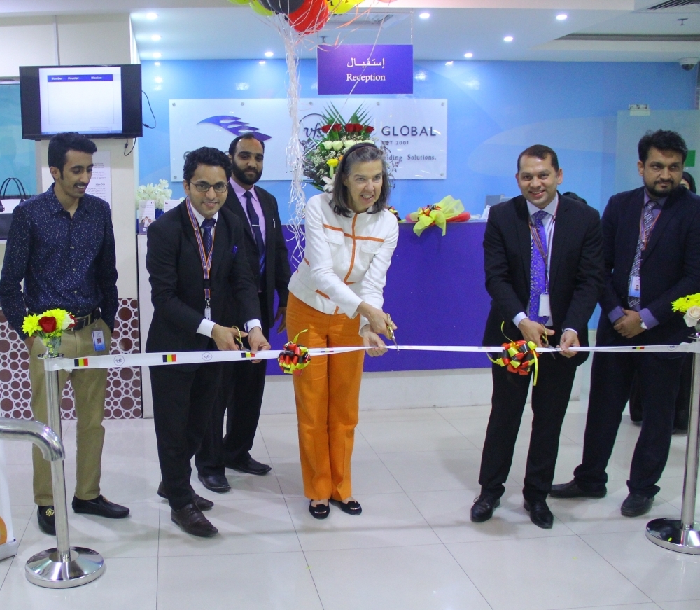 


Belgian Ambassador Dominique Mineur opens the new Schengen visa application center in Al-Khobar.