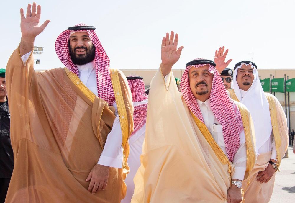 Custodian of the Two Holy Mosques King Salman was received by Tunisian President Beji Caid Essebsi in Tunis airport on Thursday. — SPA