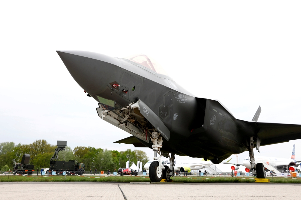 A Lockheed Martin F-35 aircraft is seen at the ILA Air Show in Berlin, Germany, is seen in this April 25, 2018 file photo. — Reuters