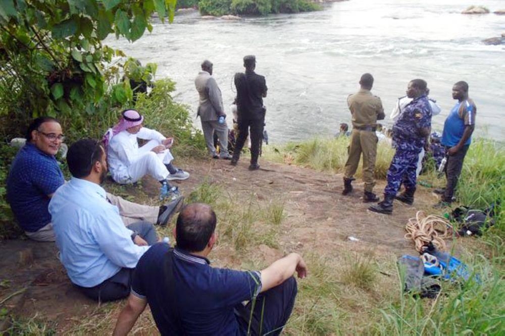 The search for the missing Saudi businessman in the Victoria Lake in Uganda.