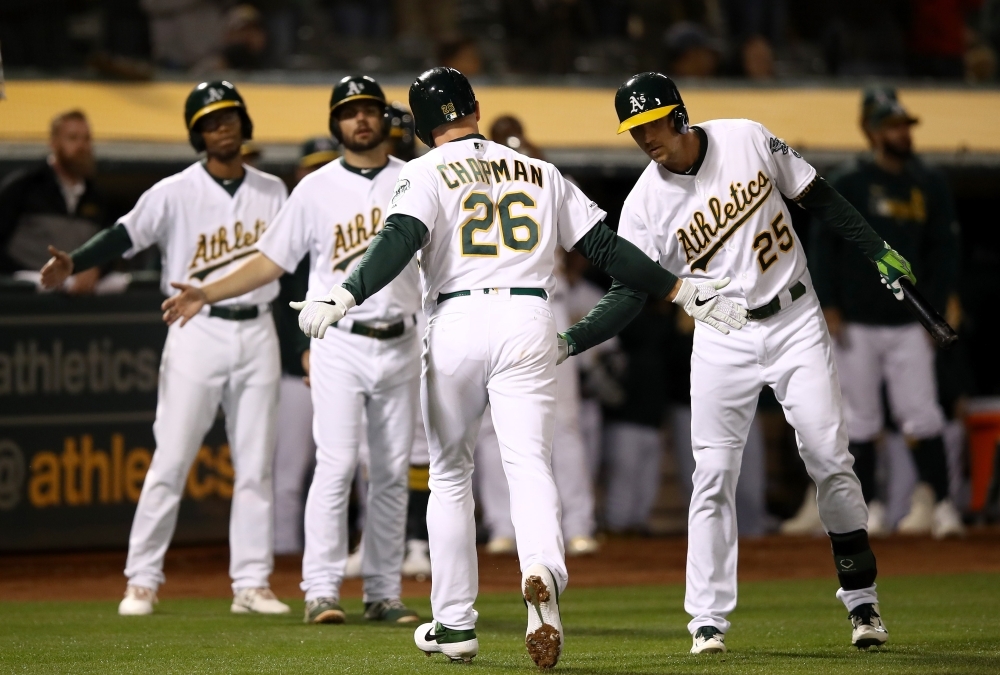 Strong start by Montas leads Athletics over Astros 2-1 - The San